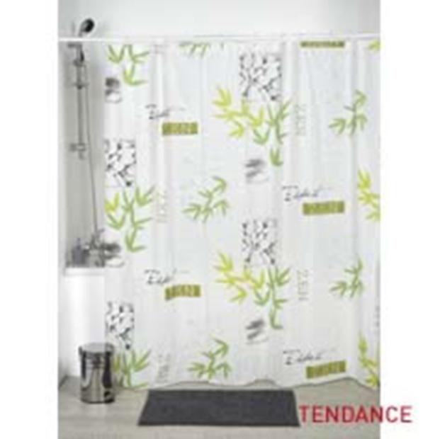 Slika TENDANCE ZAVESA ZA KADU 180x180 CM + 12 PP BELIH KUKICA PEVA, INTEMPORELLE