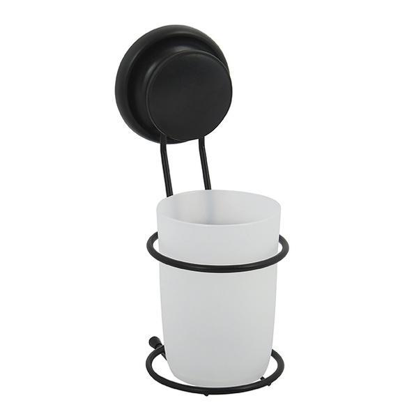 Slika MSV CASA VAKUUM MEGA VENTOUSES 8X11,5X19,5CM HROM/PLASTIKA CRNA