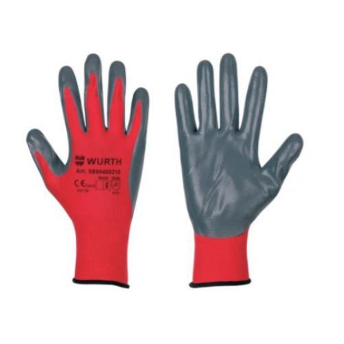 Slika RUKAVICA"WURTH"RED NITRIL 10