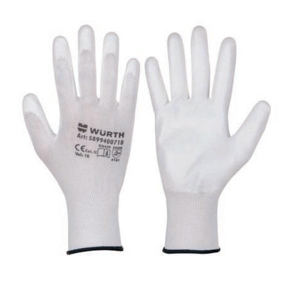 Slika RUKAVICA"WURTH"WHITE PU 10