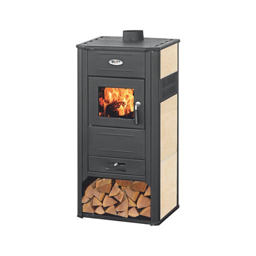 Slika BLIST Peć na čvrsto gorivo AMBASADOR E Bež 20-22 kW