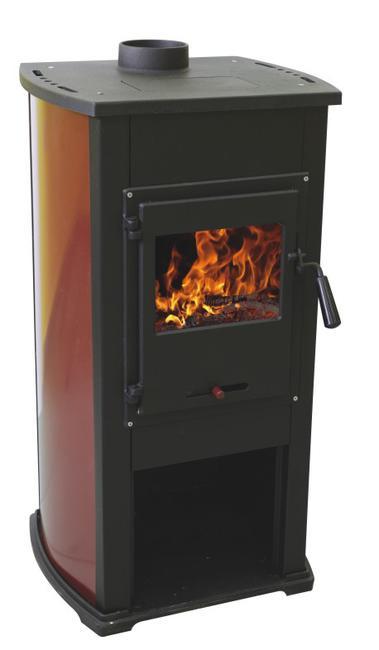 Slika TERMO SISTEM Peć na čvrsto gorivo TERMOELEGANT Bordo 7-8 kW