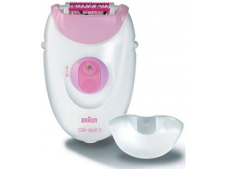 Slika BRAUN Epilator 3370 Bela , Pincete , 2 brzine 