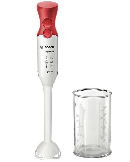 Picture of BOSCH Štapni mikser MSM64010 Bela/Crvena , 450 W 