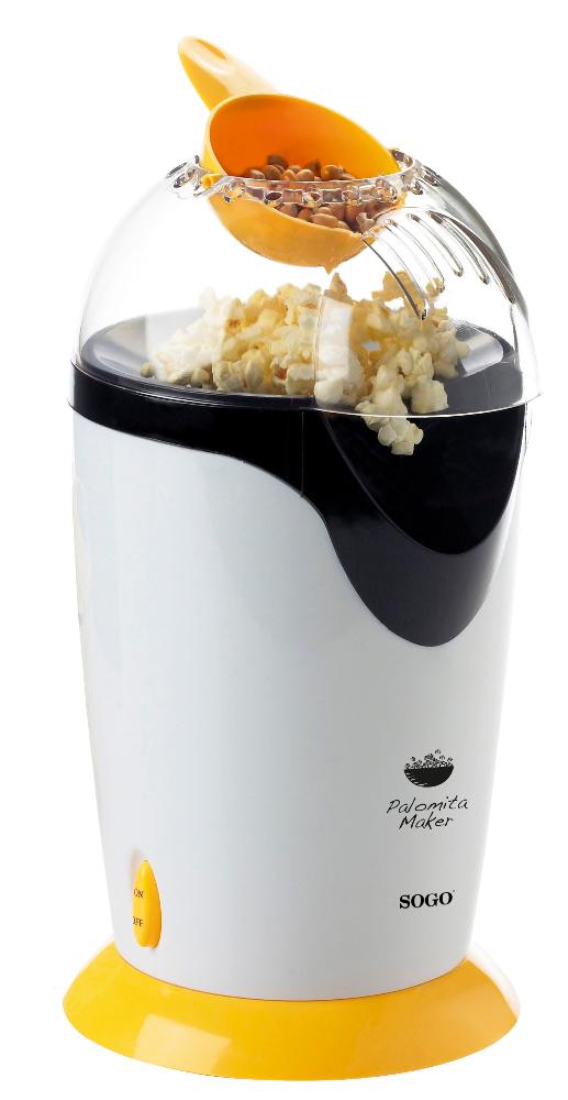 Slika SOGO Aparat za kokice PAL-SS-11320-Y Bela/Žuta , 1200 W