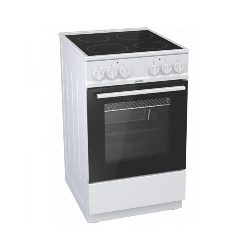 Slika GORENJE Električni šporet EC 5111 WG Bela Konvencionalna Staklokeramička ploča