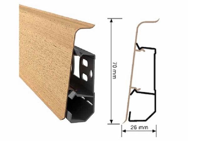 Slika PVC LAJSNA ZA LAMINAT INDO HRAST 05