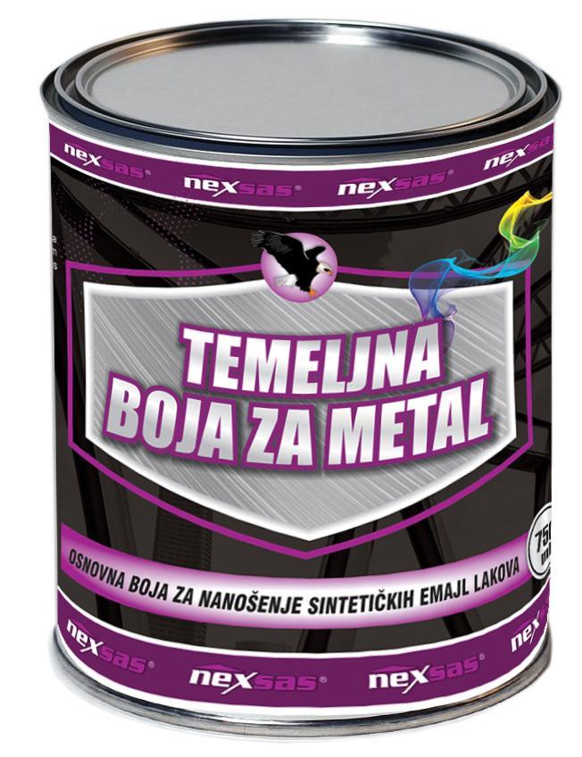 Slika OSNOVNA BOJA ZA METAL NEXSAS SIVA
