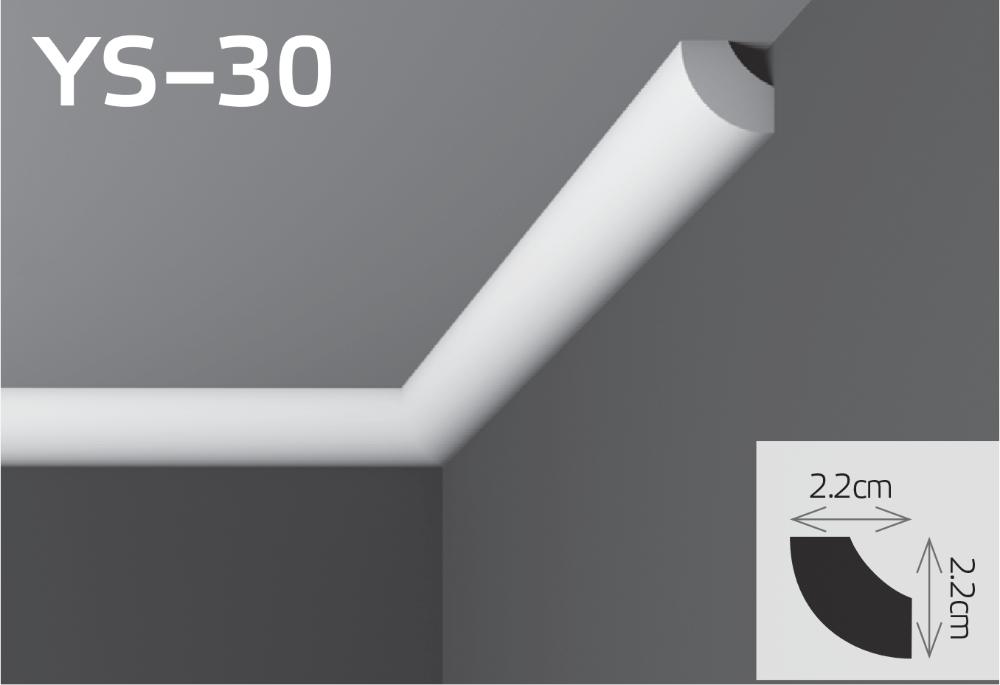 Slika UNUTRAŠNJA UKRASNA UGAONA LAJSNA YS-30(SL-30)