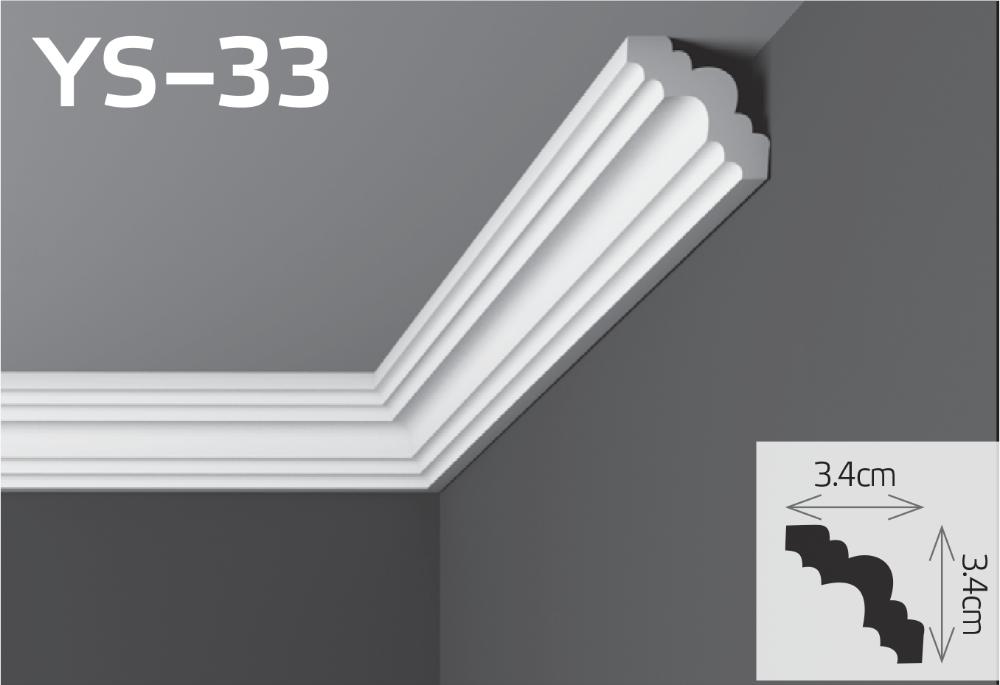 Slika UNUTRAŠNJA UKRASNA UGAONA LAJSNA YS-33(SL-33)
