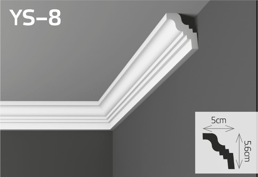 Slika UNUTRAŠNJA UKRASNA UGAONA LAJSNA YS-8(SL-8)