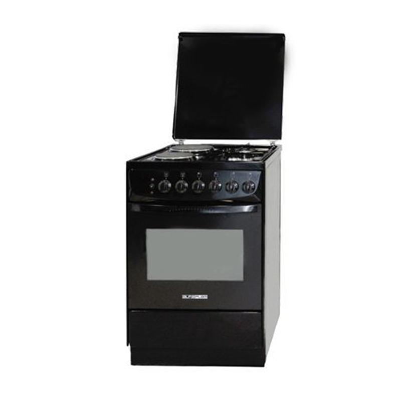 Slika ALFA PLAM Električni šporet SG.122.55.33GI Crna Konvencionalna Kombinovana  C