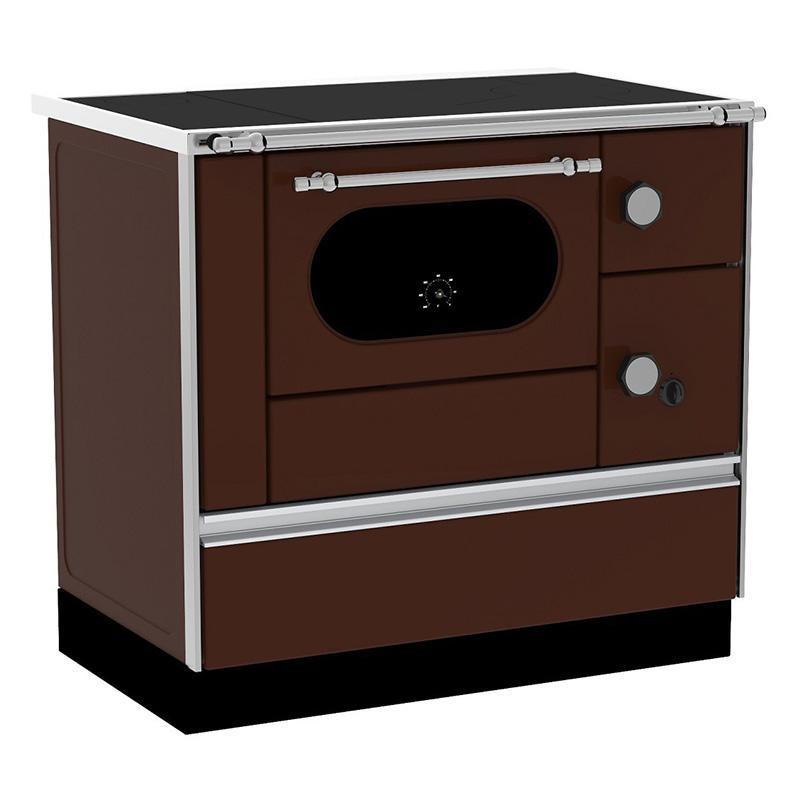 Slika ALFA PLAM Šporet 90H FAVORIT LEVI Braon Drvo/Ugalj