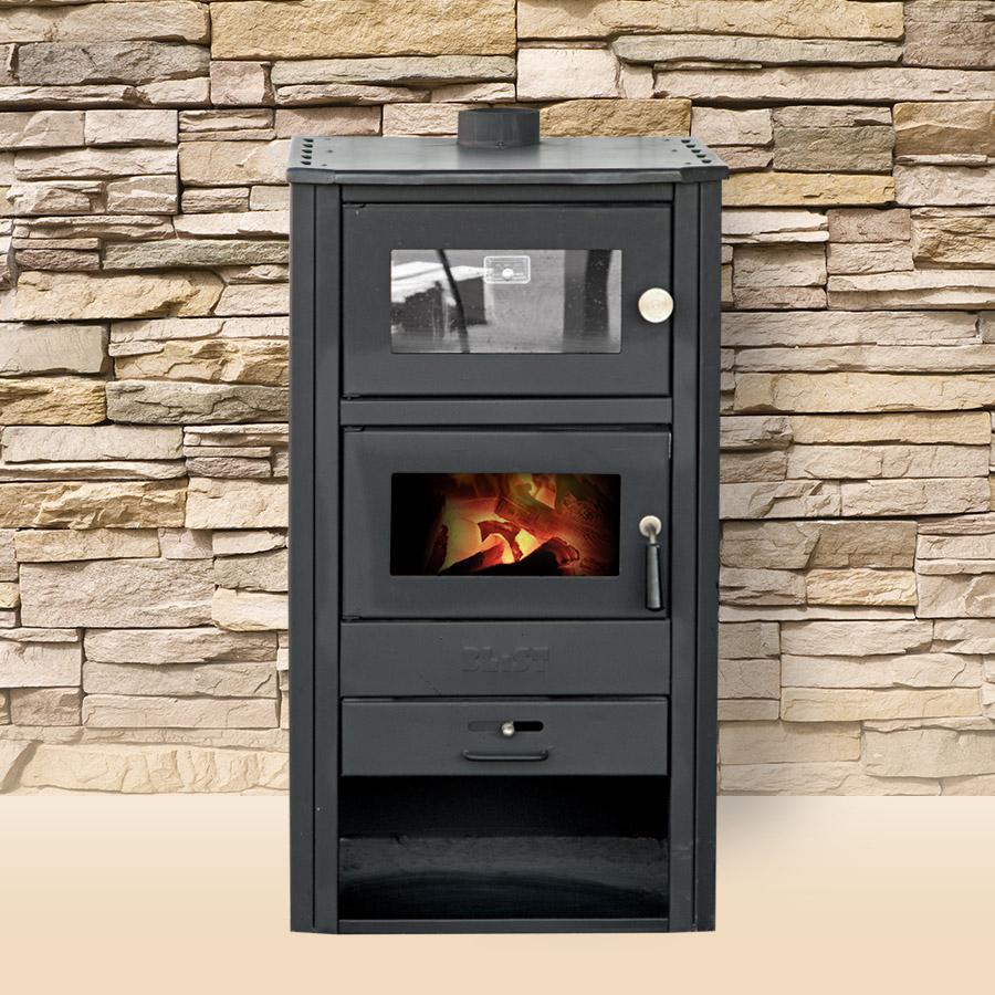 Slika BLIST Peć na čvrsto gorivo BRM Crna 12-14 KW