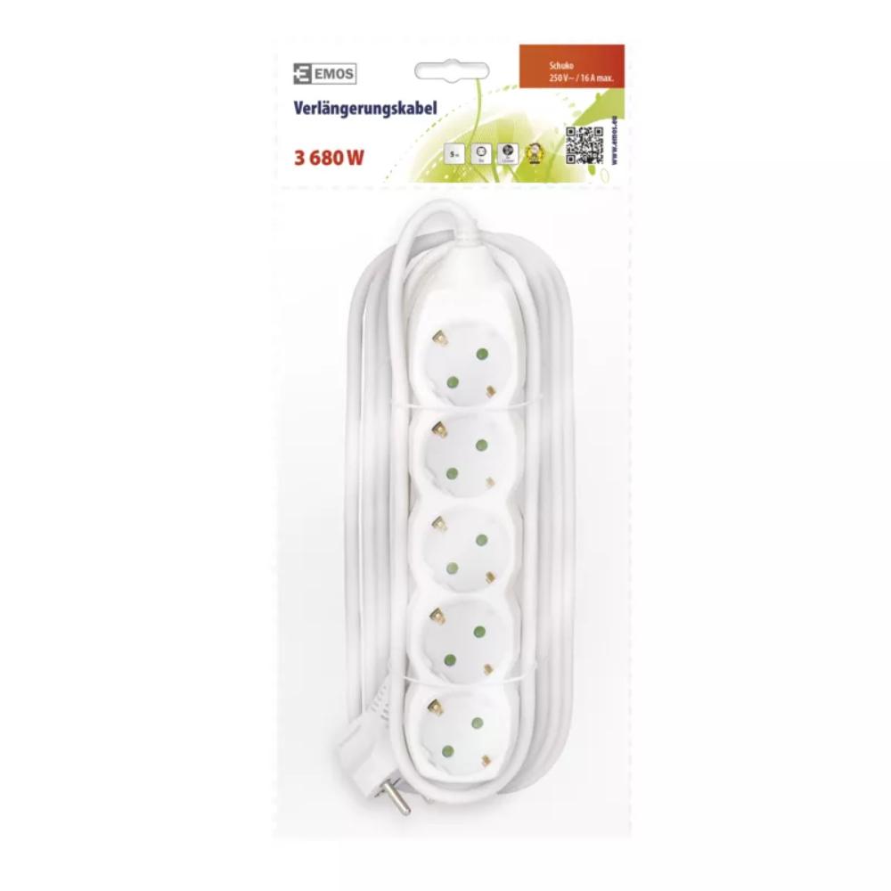 Slika PRODUZNA PRIKLJUCNICA"EMOS"5G/5M