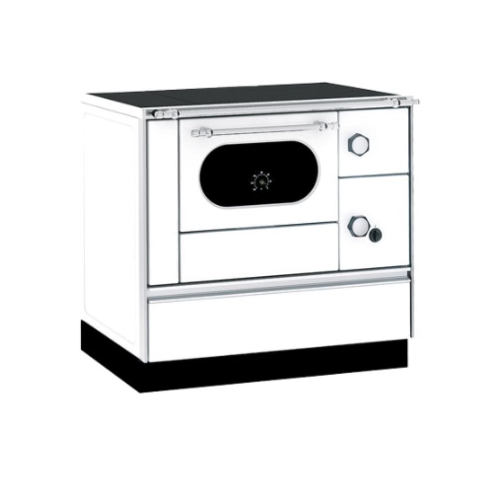 Slika ALFA PLAM Šporet 90H FAVORIT LEVI Bela Drvo/Ugalj