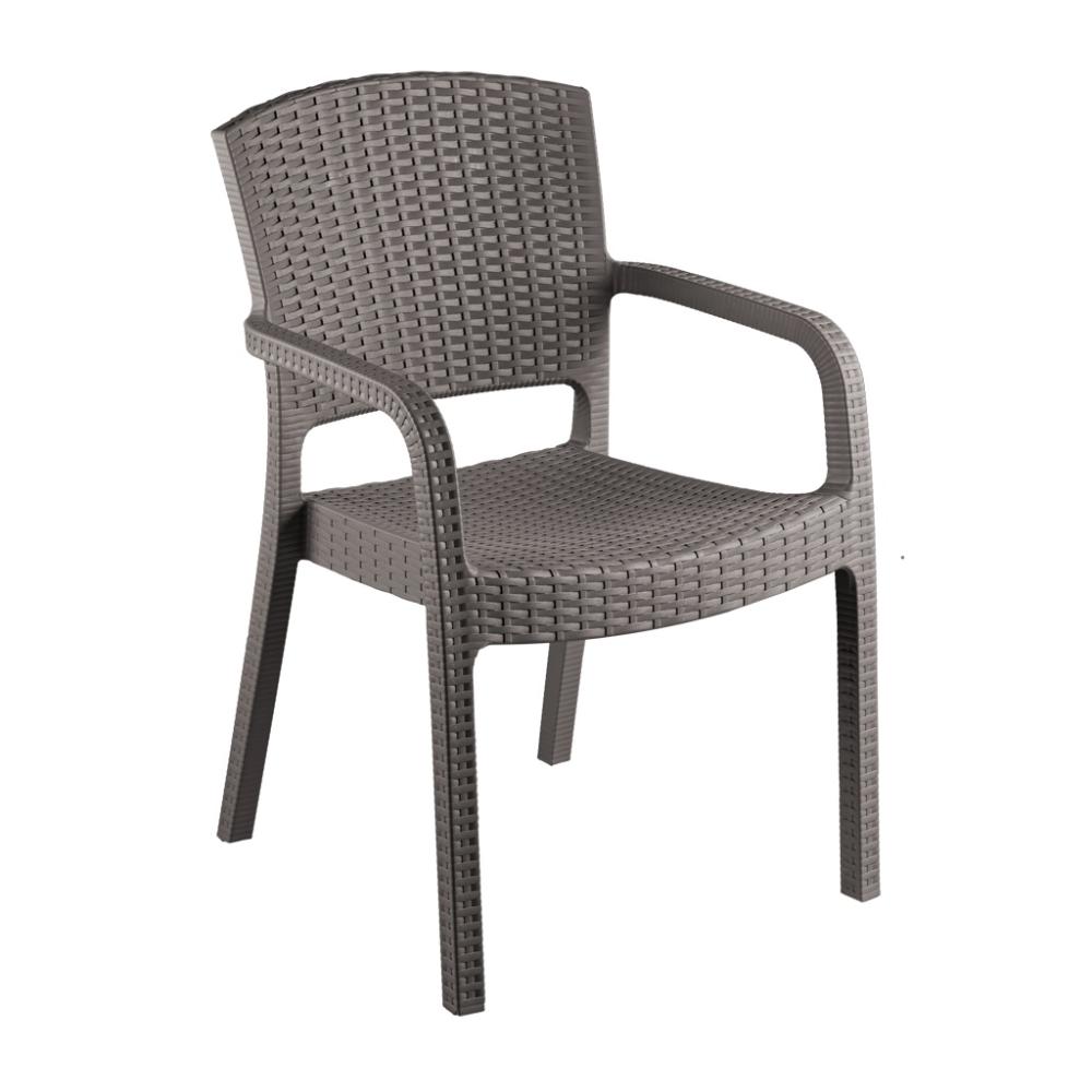 Slika STOLICA VERONA RATAN TAMNO MOKA