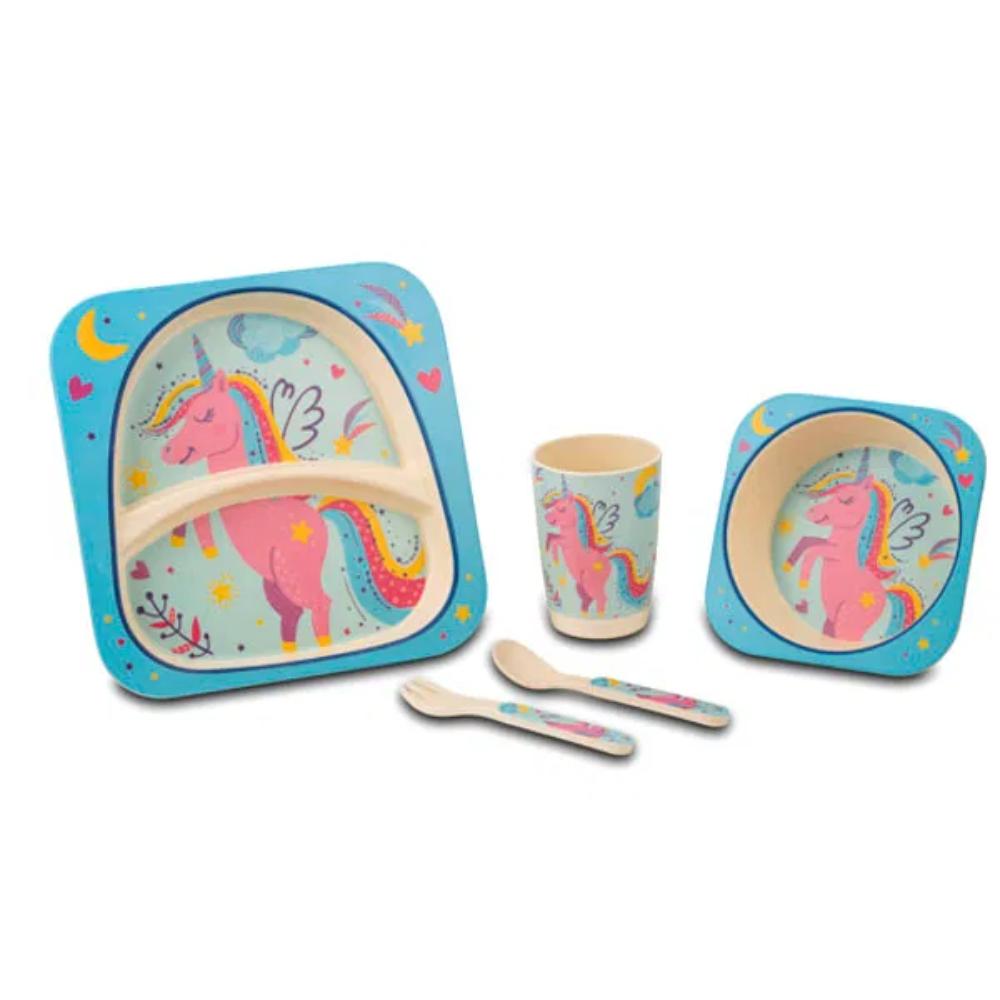 Picture of NAVA BAMBUS DEČIJI SET 5 KOMADA "FOR KIDS" JEDNOROG