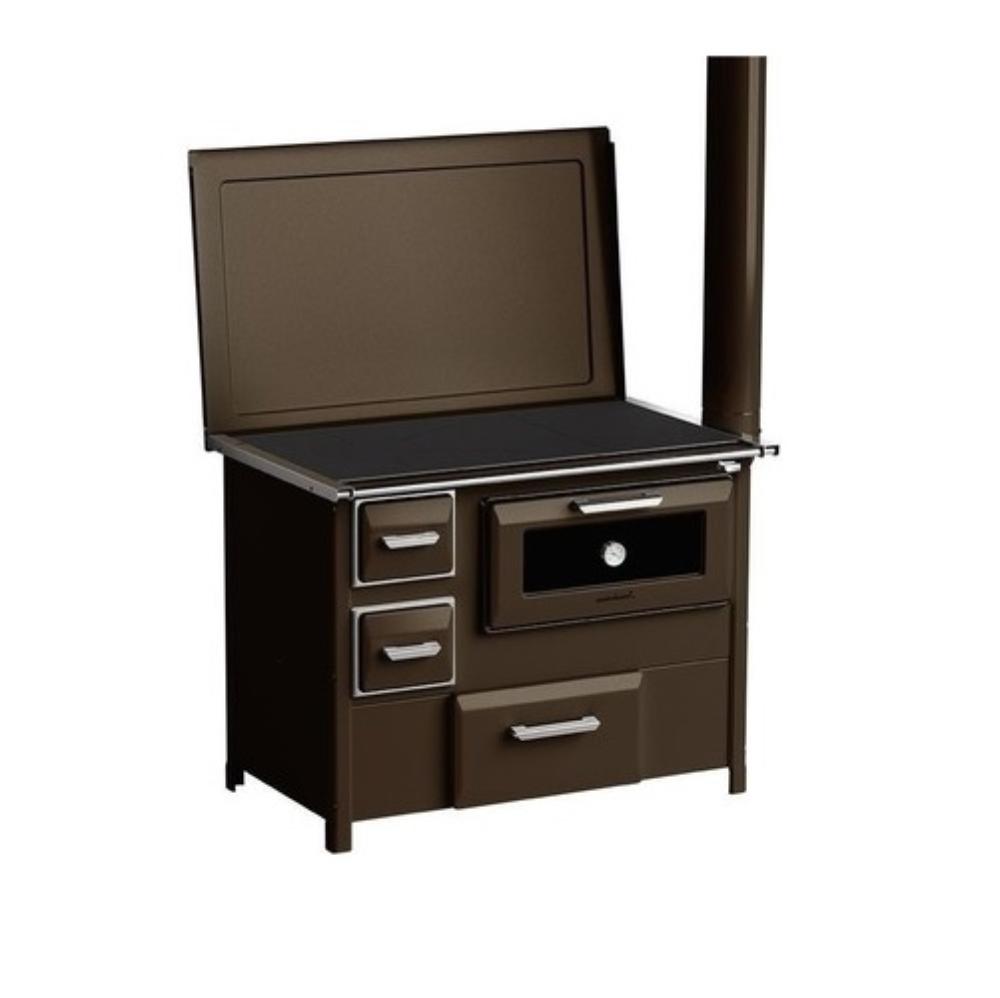 Slika MBS Šporet 9 RS DP DESNI Braon Drvo/Ugalj