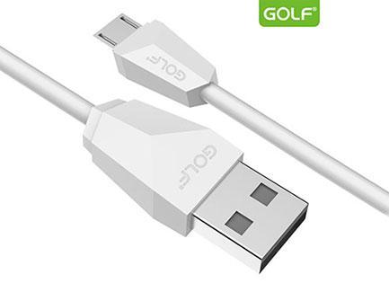 Slika USB kabl na mikro usb 1.5m GOLF GC-27M beli 