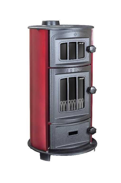 Slika SUREL Peć na čvrsto gorivo 5110 Bordo 6.4 kW