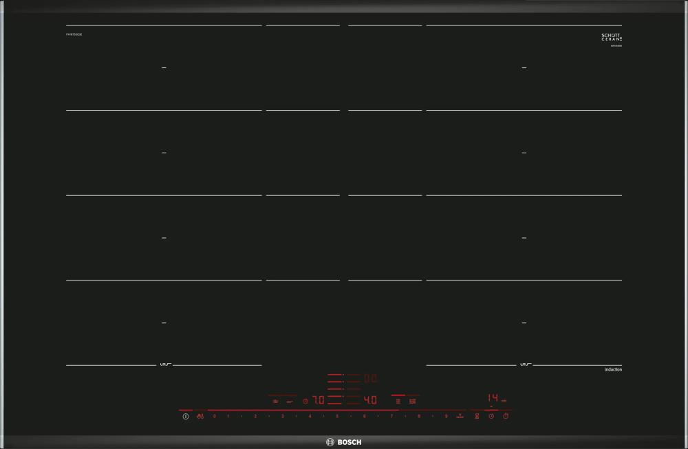 Picture of BOSCH Ugradna ploča PXY875DE3E Indukciona Crna