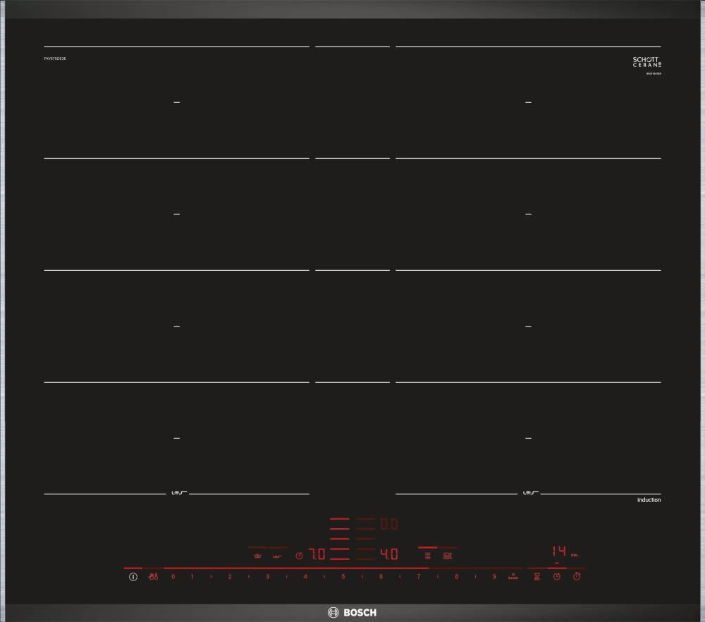 Slika BOSCH Ugradna ploča PXY675DE3E Indukciona Crna