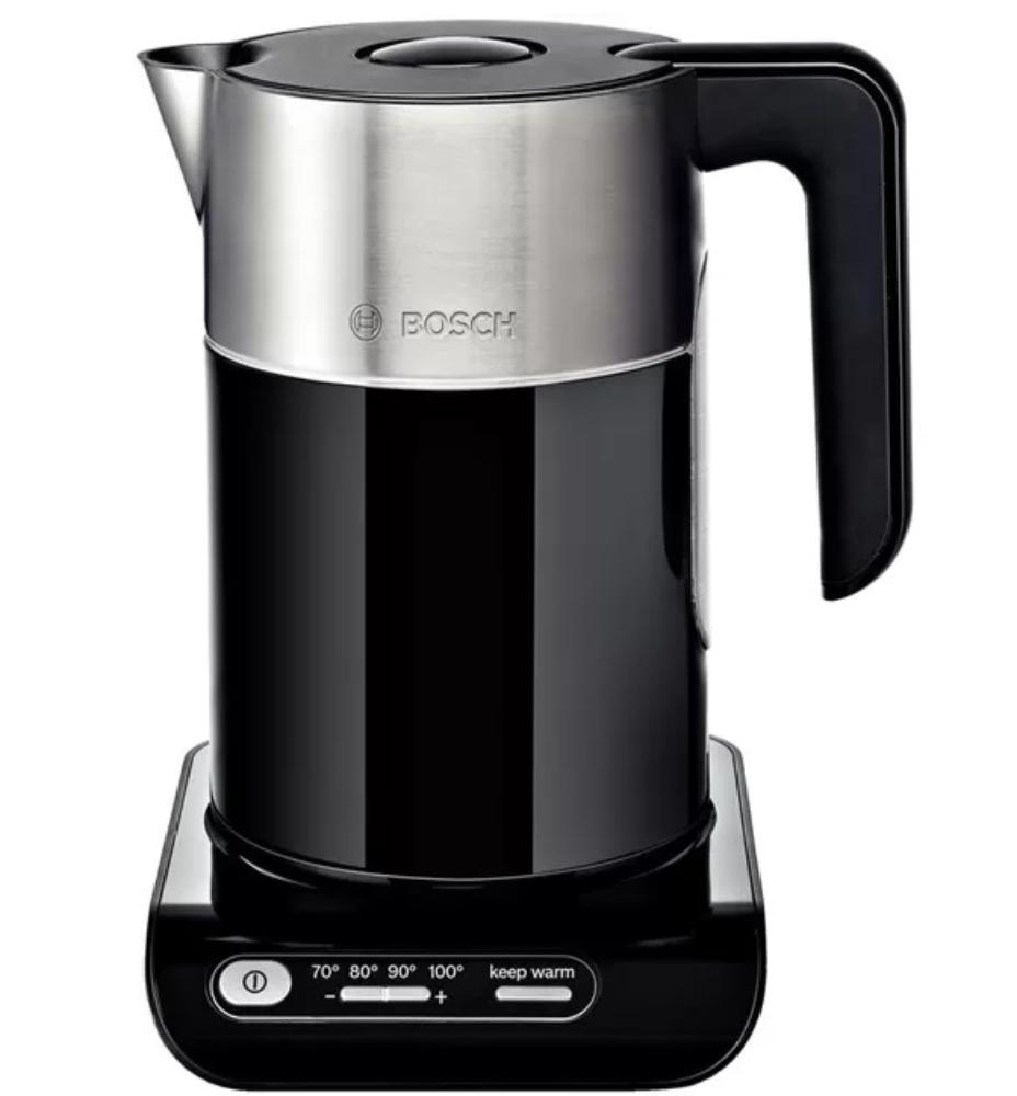 Slika BOSCH Kuvalo za vodu TWK8613P Crna/Inox, 1.5 l , 2400 W