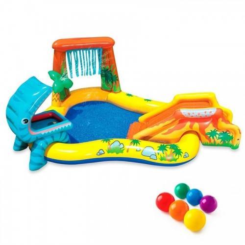 Slika INTEX Bazen zabavni park Dinosaurus Play Centre 249 x 191 x 109 cm