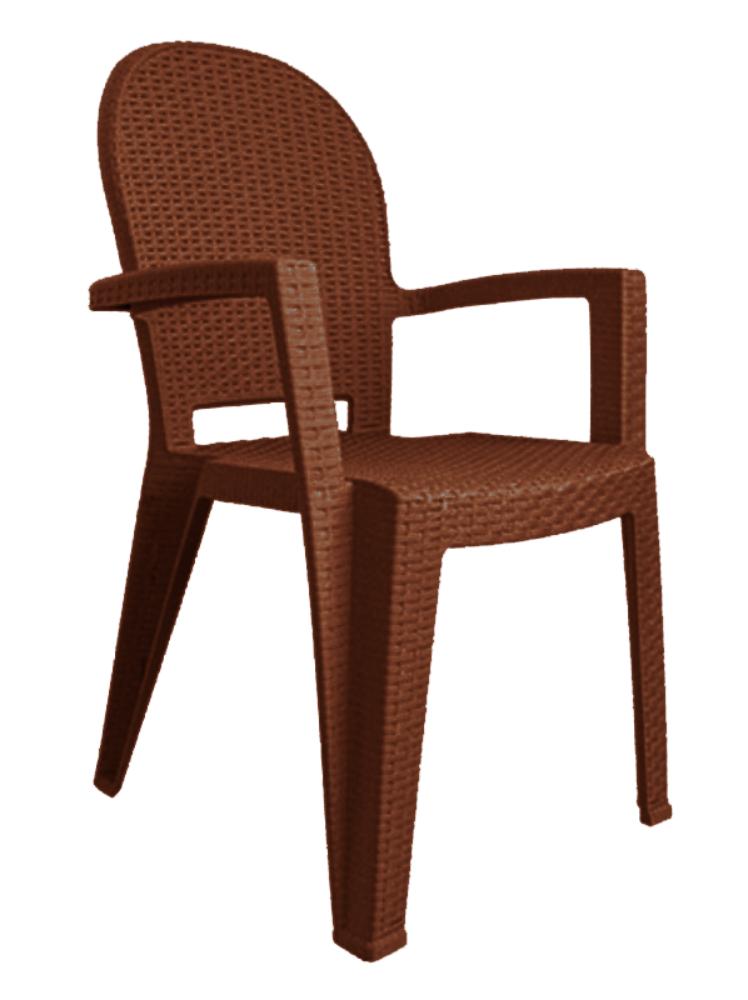 Slika STOLICA AVALA RATAN BORDO