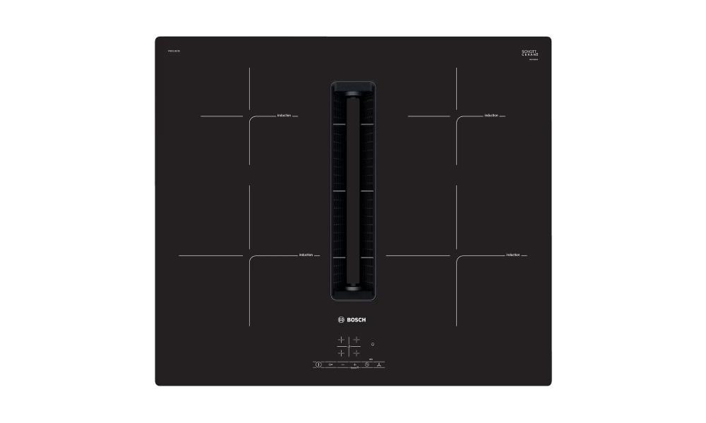 Slika BOSCH Ugradna ploča PIE611B15E Indukciona ploča sa ventilacijom Crna