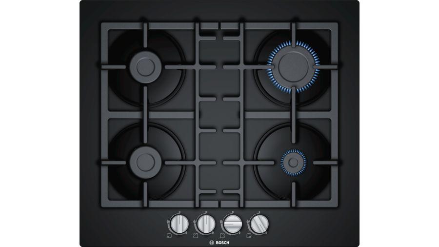 Slika BOSCH Ugradna ploča PNP6B6B90  Plinska Crna