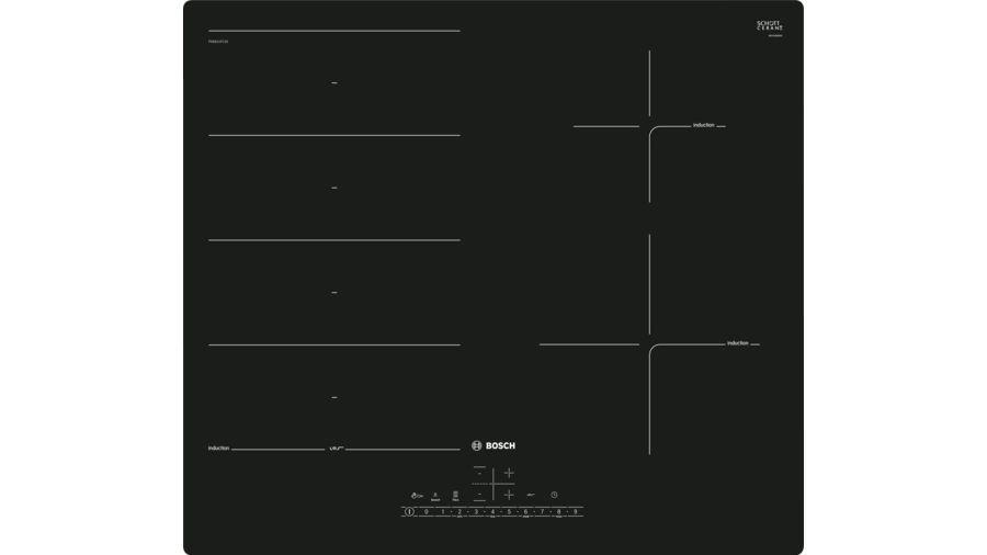 Picture of BOSCH Ugradna ploča PXE611FC1E Elektricna Crna