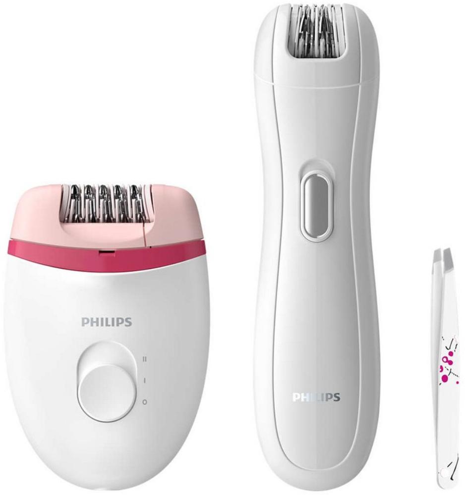 Slika PHILIPS Epilator BRP506/00 Belo/Roze , Disk , 2 brzine 