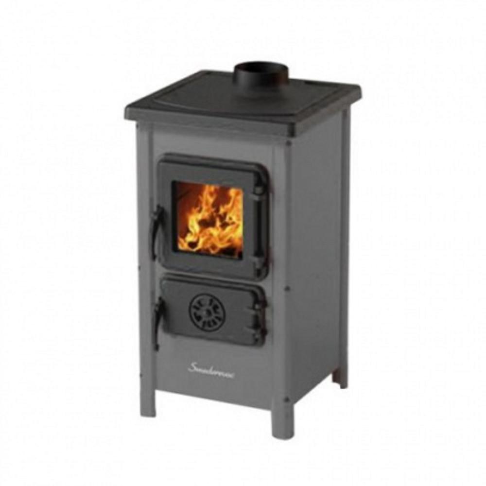 Slika MBS Peć na čvrsto gorivo HAPPY Siva 6 kw