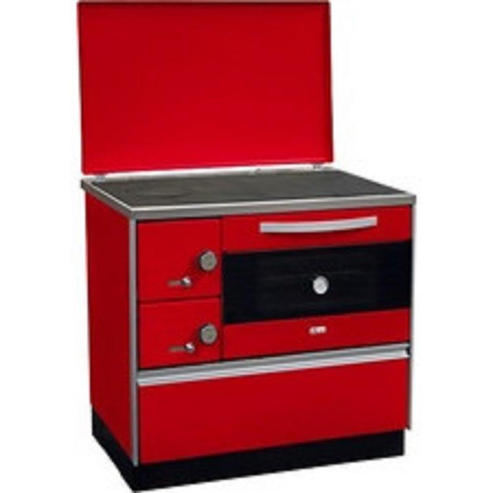 Slika MBS Šporet za etažno grejanje THERMO ROYAL 720 P 3D/L DESNI Crvena Drva i ugalj 