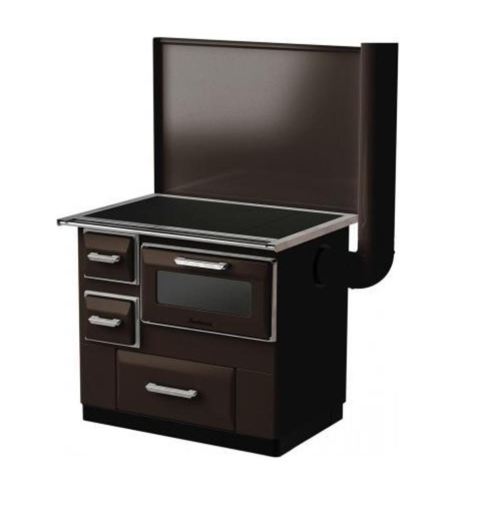 Slika MBS Šporet 7 RS DP DESNI Braon Drvo/Ugalj