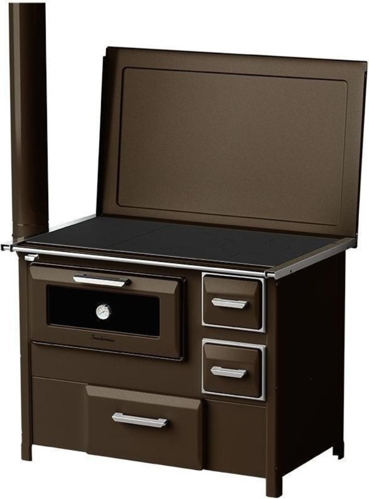 Slika MBS Šporet 9 RS TOP LEVI Braon Drvo/Ugalj 