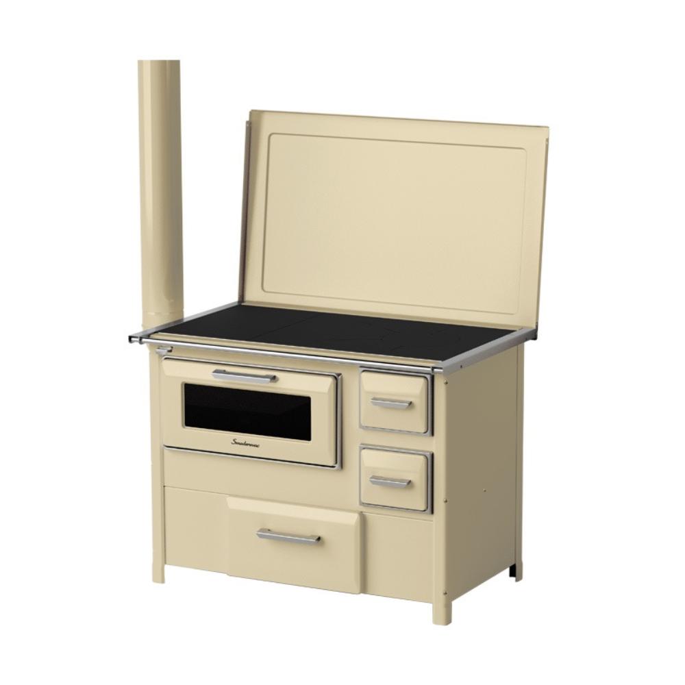 Slika MBS Šporet 9 RS LEVI Krem Drva i ugalj