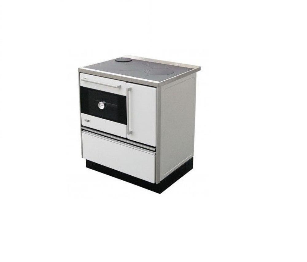 Slika MBS Šporet ROYAL 720+P3 LEVI Bela Drvo i ugalj