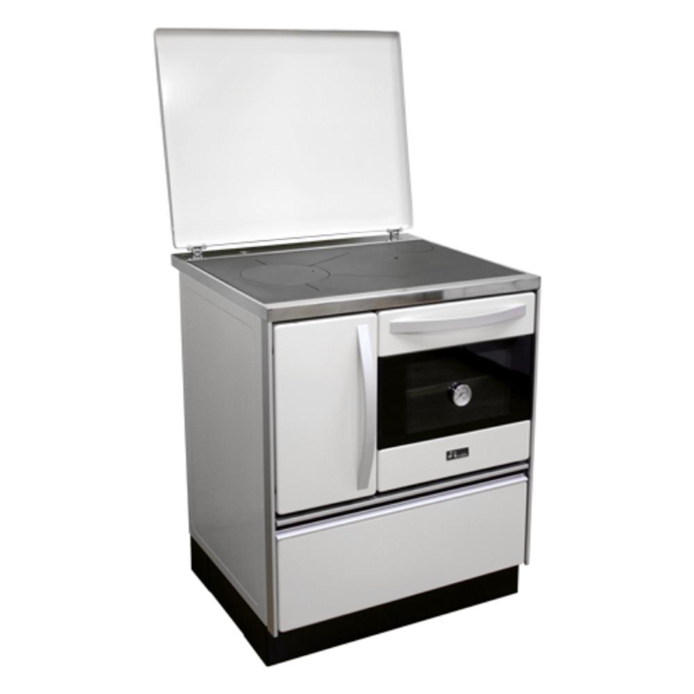 Slika MBS Šporet ROYAL 900+P3 DESNI Bela Drvo/Ugalj