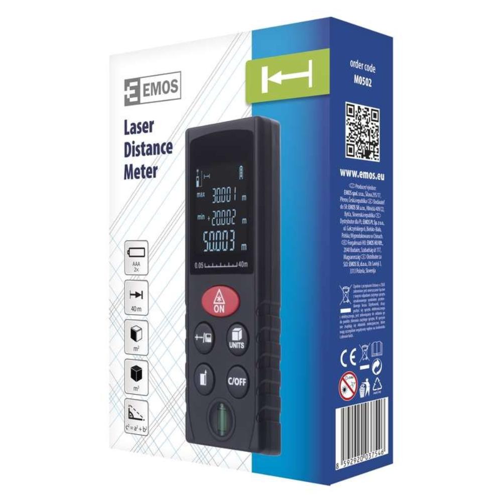 Slika EMOS LASERSKI DALJINOMER M0502