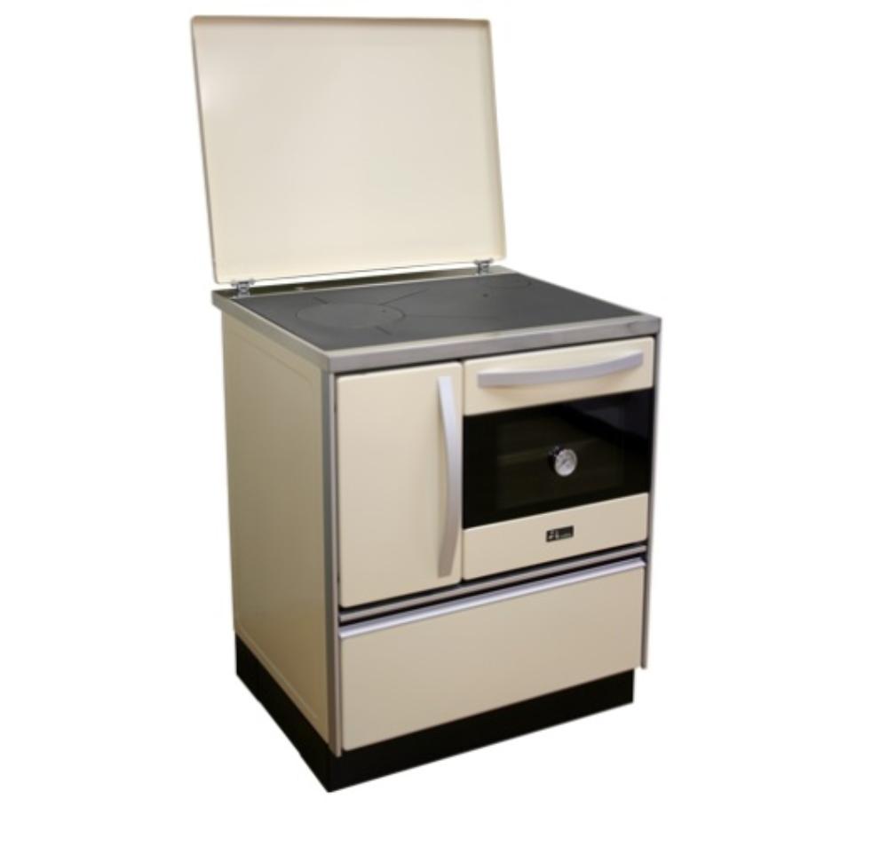 Slika MBS Šporet za etažno grejanje THERMO ROYAL 720 P 3D/L DESNI Krem Drvo/Ugalj