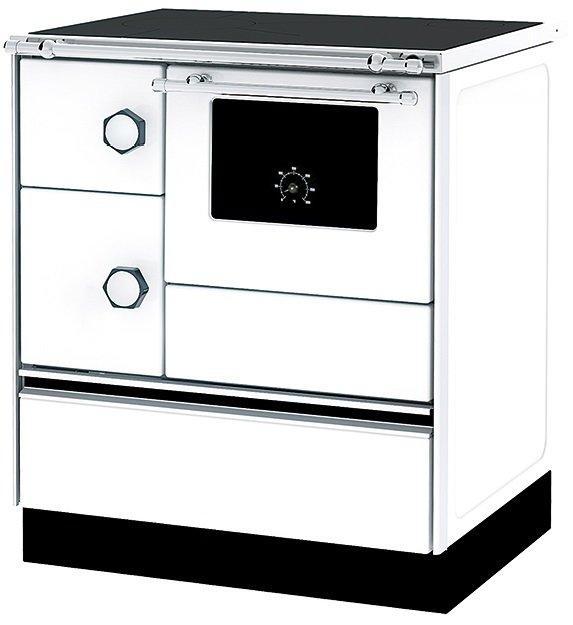 Slika ALFA PLAM Šporet za etažno grejanje 70 ET DESNI Bela Drvo/Ugalj