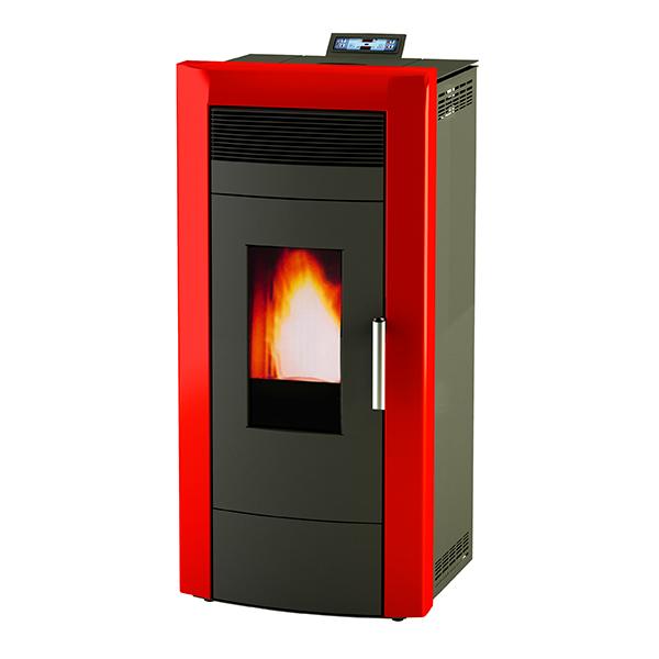 Slika ALFA PLAM Peć na pelet COMMO 21 Crvena 21kw