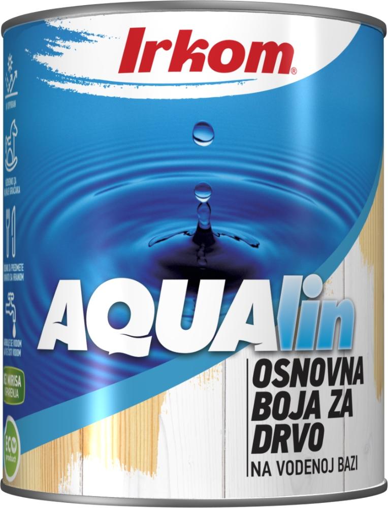 Slika AQUALIN OSNOVNA BOJA ZA DRVO"IRKOM"BELA 700ML