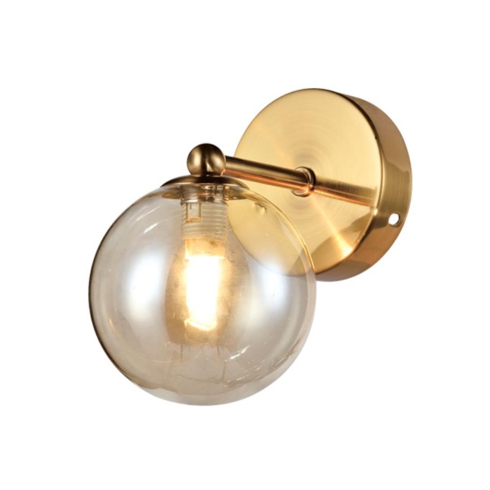 Picture of ELMARK OLENA ZIDNA SVETILJKA 1XG9 ZLATNA