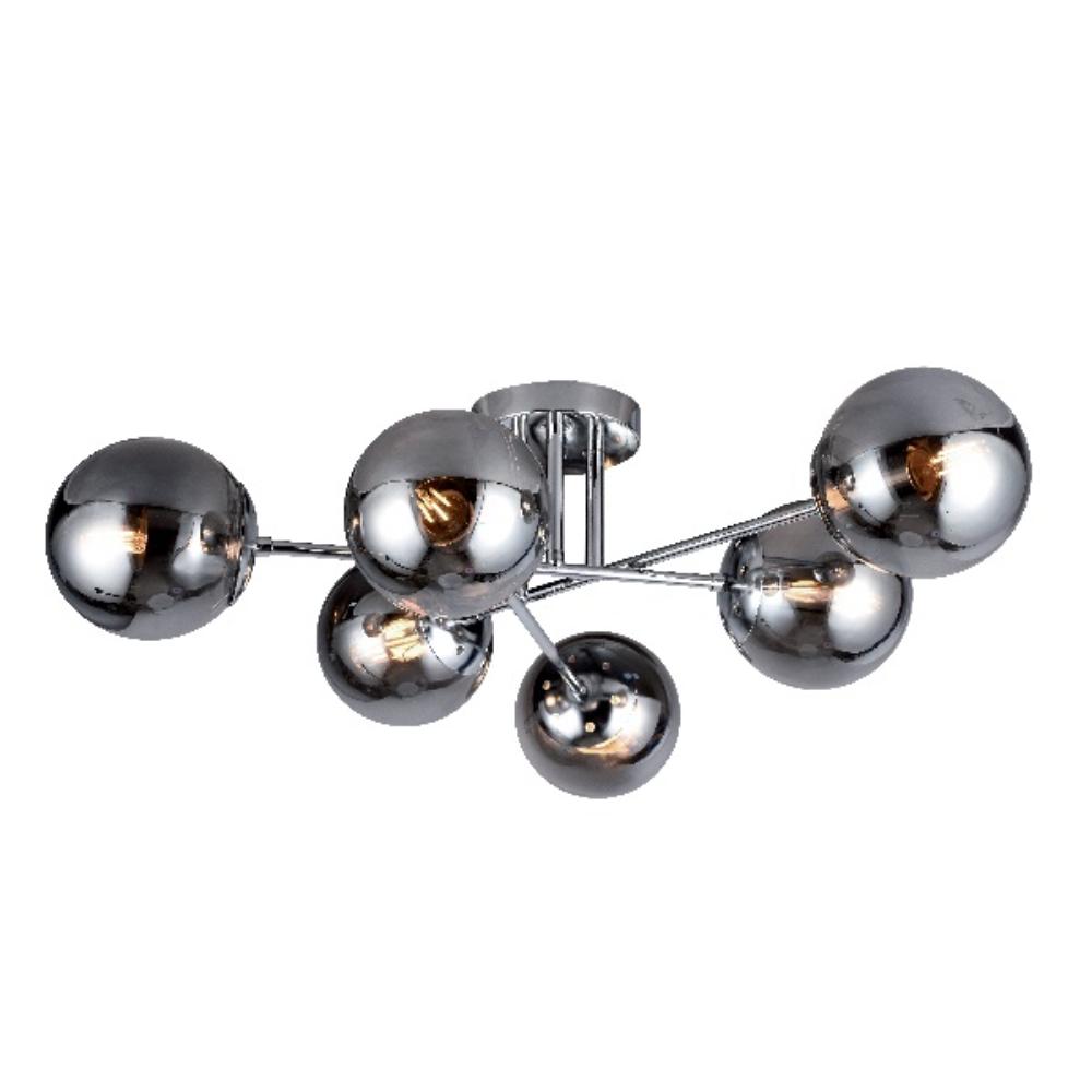 Slika ELMARK ERMINA PLAFONSKA SVETILJKA 6XE14 HROM/MAT STAKLO