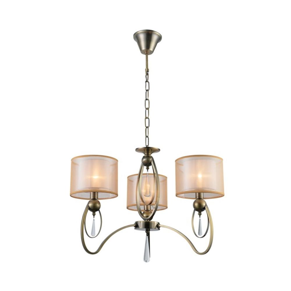 Slika ELMARK MERY LUSTER 3XE27 ANTIQUE BRASS D600X480MM