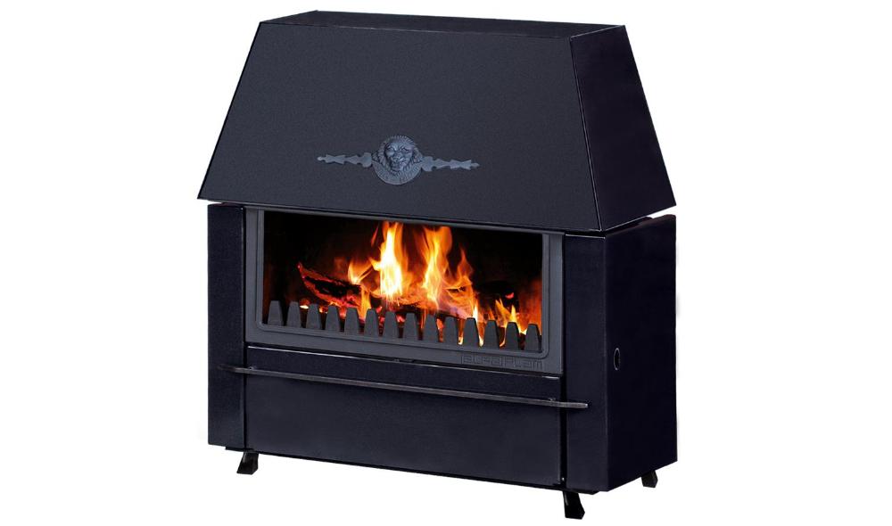 Slika ALFA PLAM Kamin RUSTIK Crna 11 kW